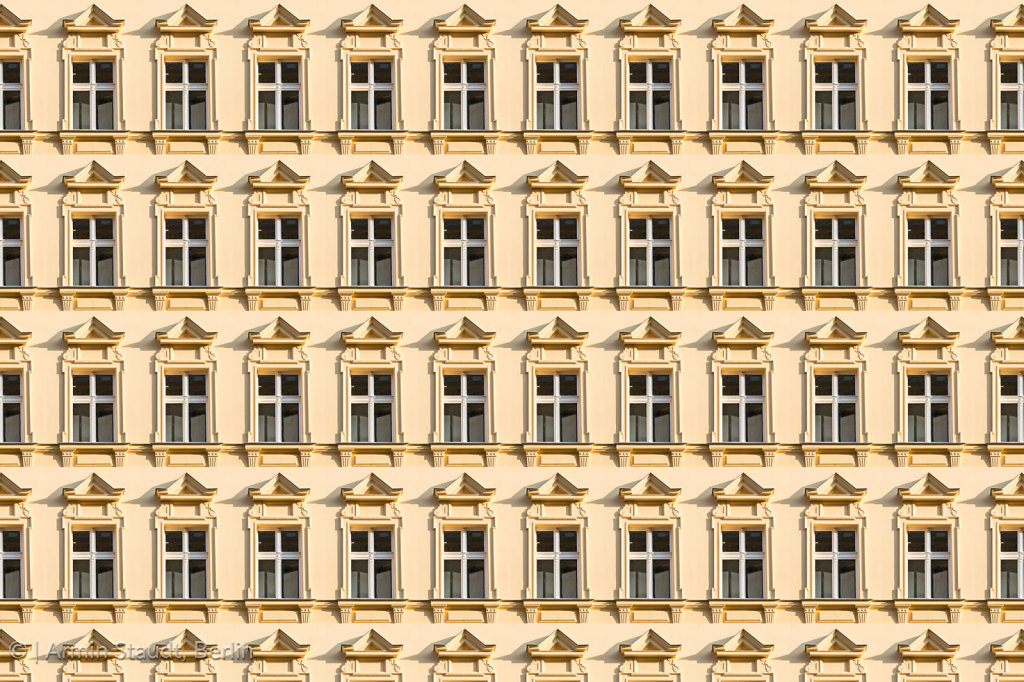 architecture pattern, window of an old house in Berlin Kreuzberg