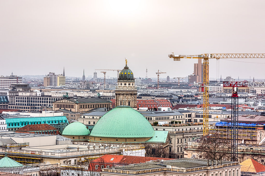 panorama of Berlin with French Dom