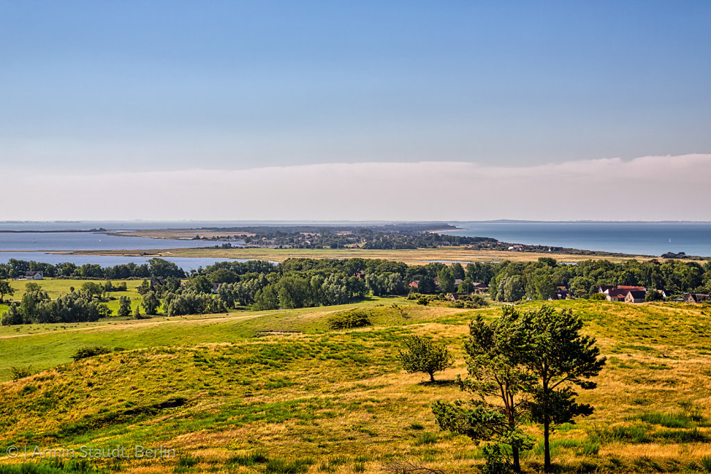 landscape and ocean at Hiddensee island